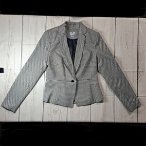 Women's Worthington Blazer Jacket - Size 6P Houndstooth